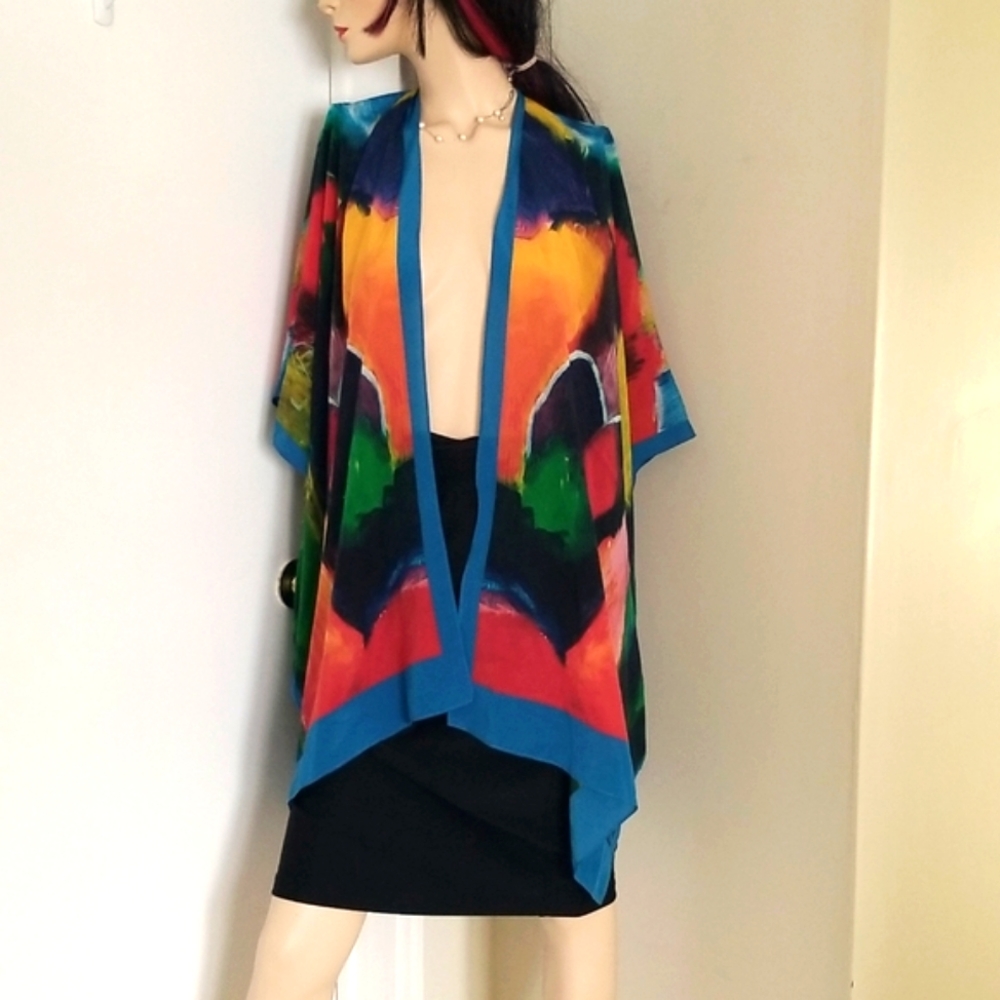 100% silk kimono/coverup